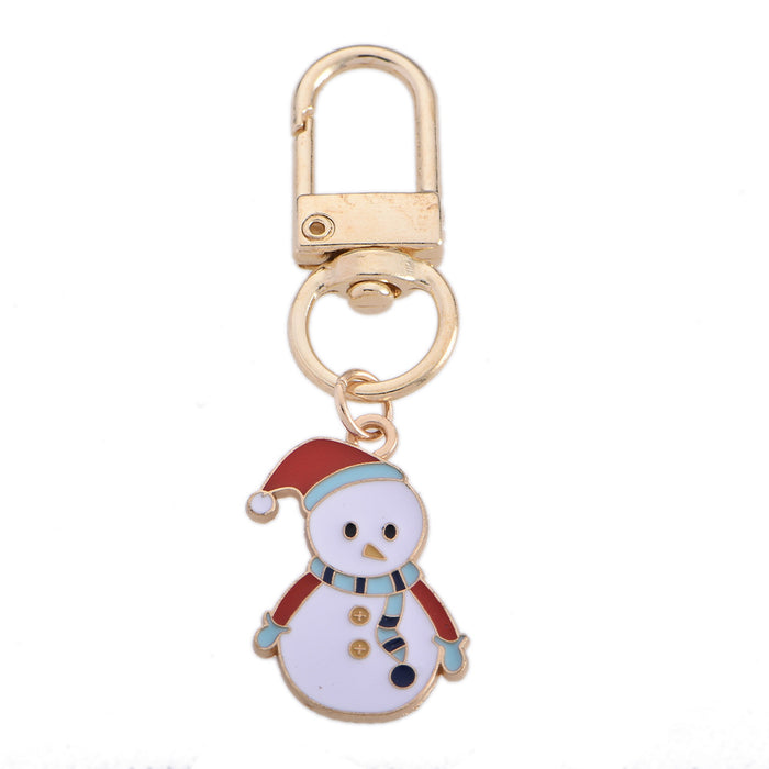 Wholesale Christmas Keychain, Cute Cartos Tree Key Pendants, New Year Gifts, Bag Accessories
