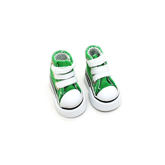 Wholesale  Canvas Shoes 10cm Cotton Doll Clothes Dressing Accessories