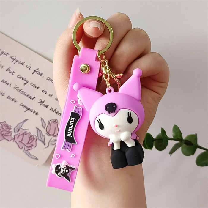 Wholesale Cartoon Silicone Doll Keychain JDC-KC-HaoXi010