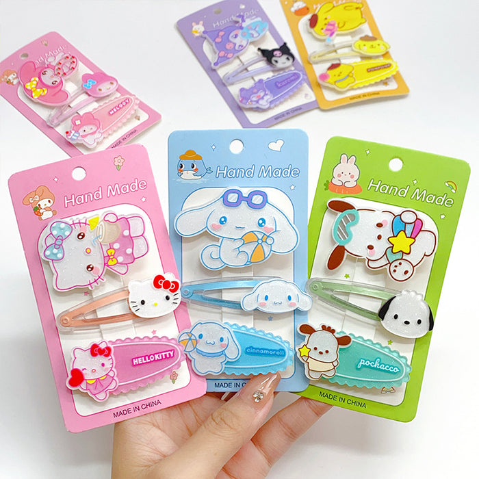 Wholesale Cute Cartoon Acrylic Hairpin JDC-HC-HengX016