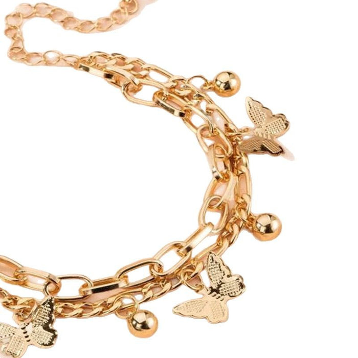 Wholesale Popular Hand Accessories Fashion Bracelet Butterfly Bracelet Minimalist Set Bracelet Tassel Bracelet