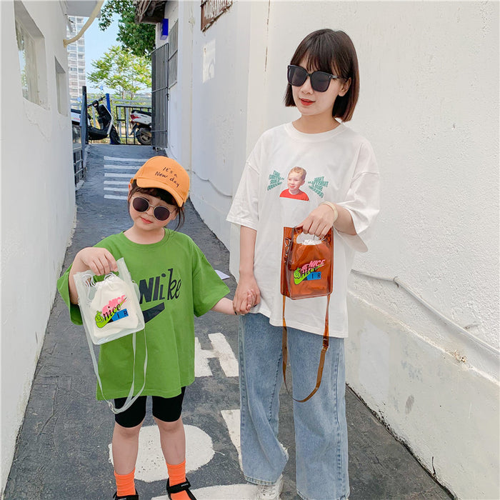 Wholesale Plastic Children's Bags, Transparent Bags, Cute and Personalized Crossbody Bags JDC-SD-DaJu008