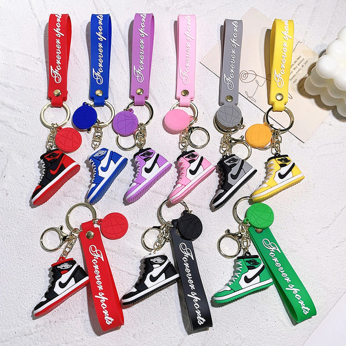 Wholesale Cartoon Shoes Silicone Doll Keychain JDC-KC-QiChao011