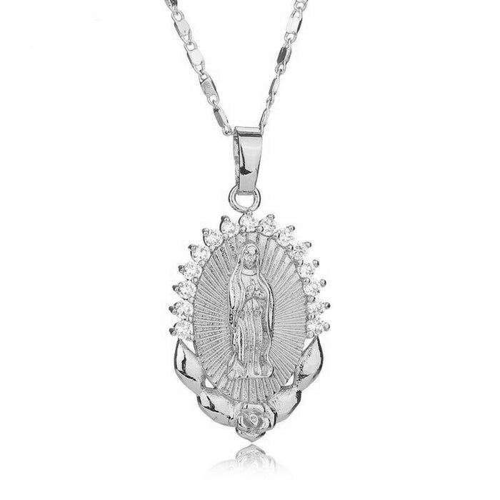 Wholesale Madonna Fashion Alloy Pendant Necklace