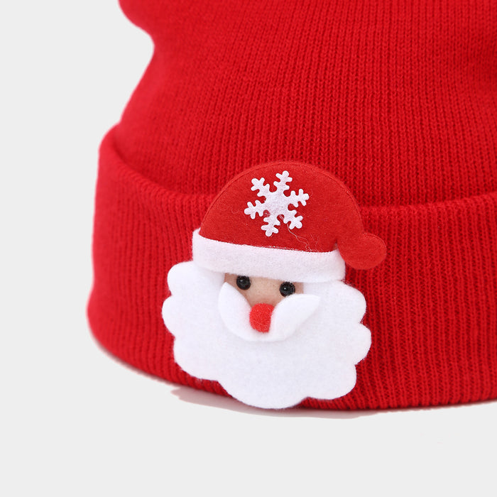 Wholesale Christmas-themed cute winter knitted Fashionhat for men and women