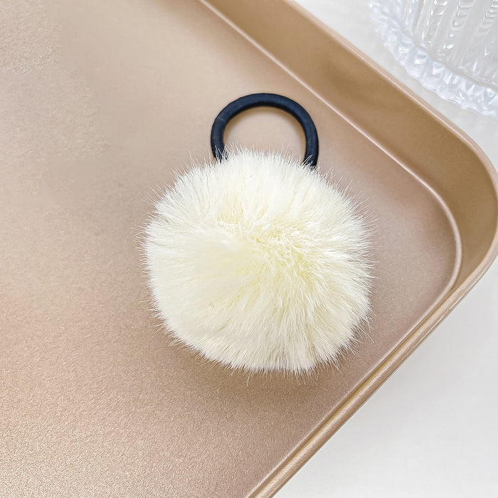 Wholesale cute color plush soft f Hair Scrunchies