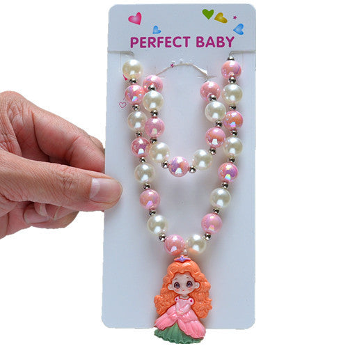 Wholesale Children' s Cartoon Cute Beaded Necklace