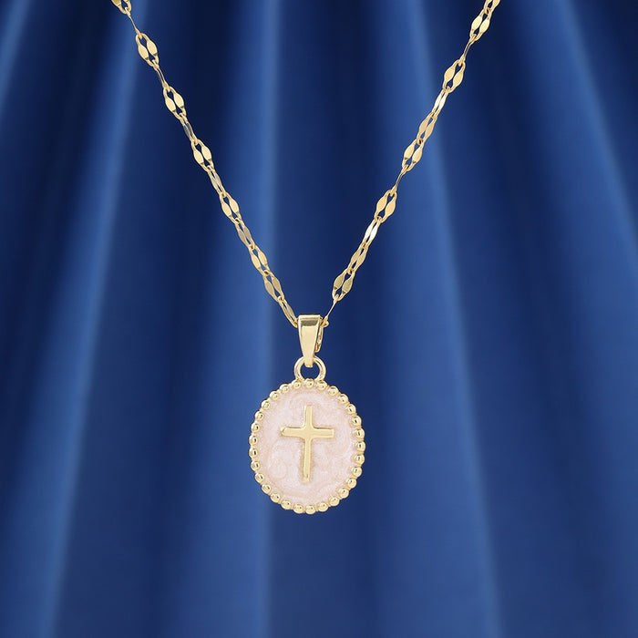 Wholesale Cross Series Copper Pendant Necklace