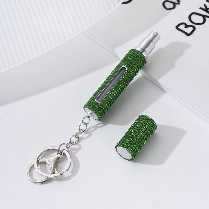 Wholesale Plastic Diamond Perfume Bottle Keychain JDC-KC-ZY026