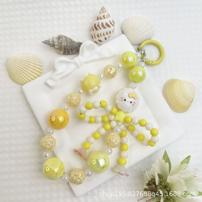 Wholesale Bracelet Decorative Pendant Mobile Phone Hanging Keychain Doll DIY Cute Bag Hanging Chain