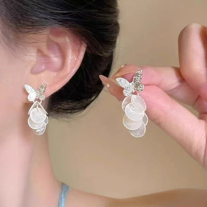 Wholesale Grape Theme Acrylic Earrings - Summer Fashion Jewelry Accessory Gift