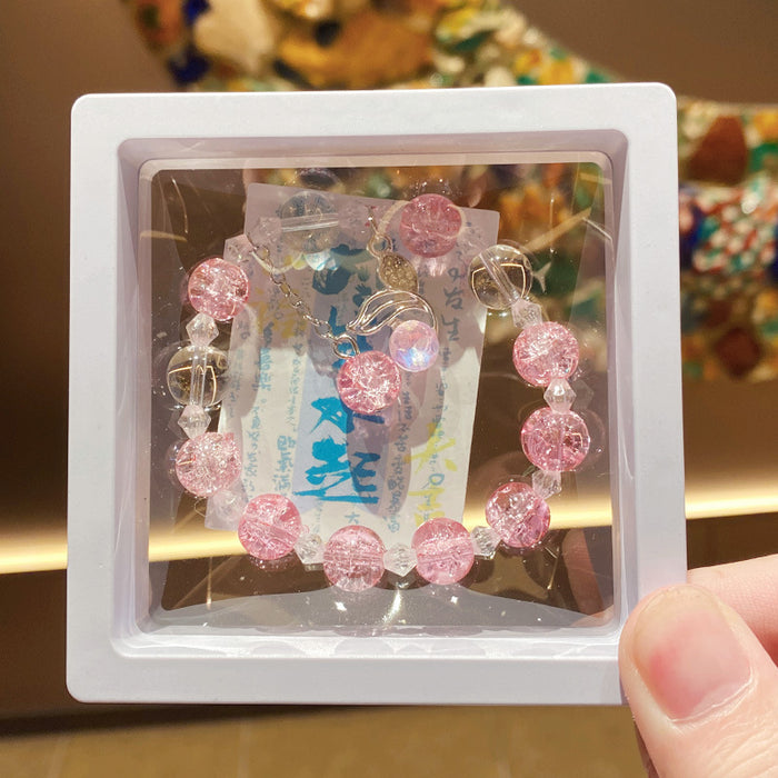 Wholesale Fish Tail Glass Beaded Bracelet Handmade Fashion Jewelry Accessory MOQ≥3