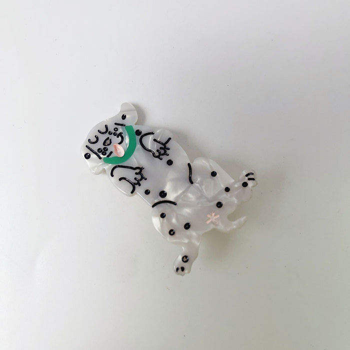 Wholesale Animal Dog Acetate Hair Clip JDC-HC-XingYi026