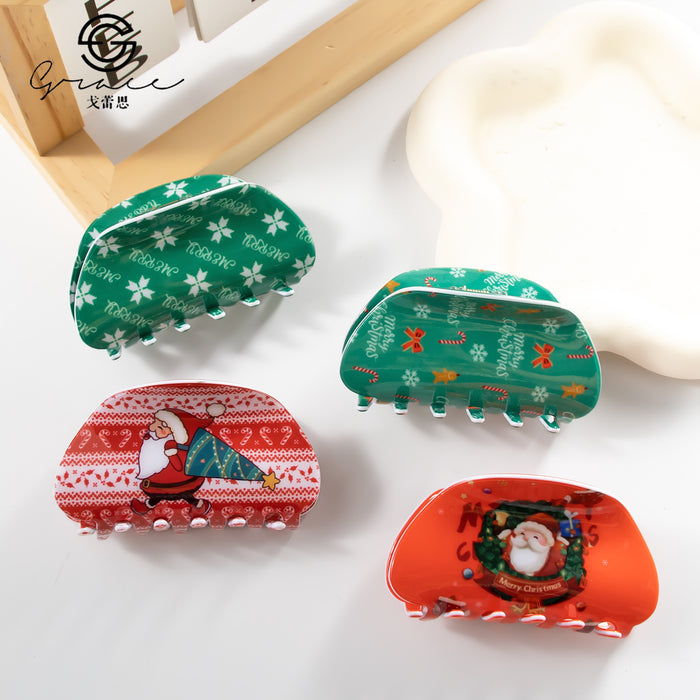 Wholesale Christmas grab clip hair clip back head headdress hairpin