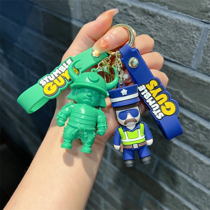 Wholesale Cartoon Game PVC Soft Glue Keychain JDC-KC-JinB029