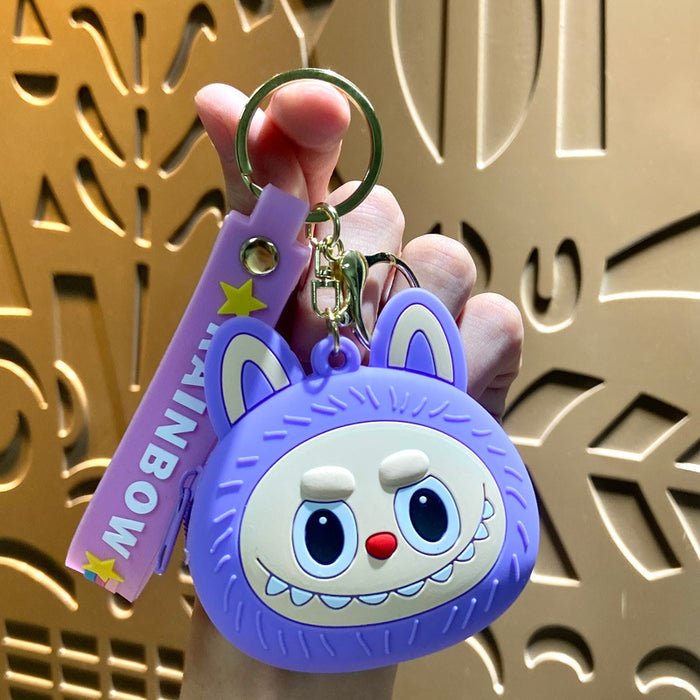 Wholesale Cartoon Cute Rab Coin Purse Keychain