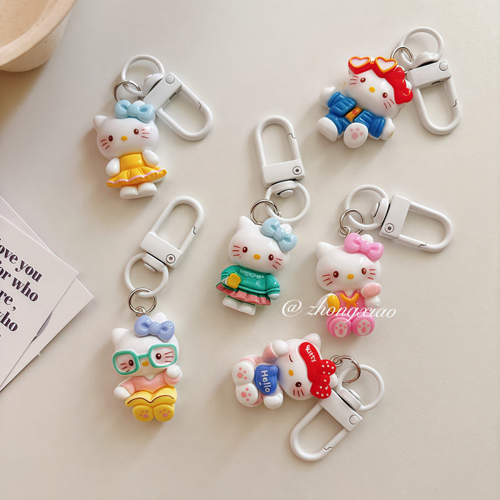 Wholesale Cartoon keychain pendant, cute bag decoration, student backpack accessories