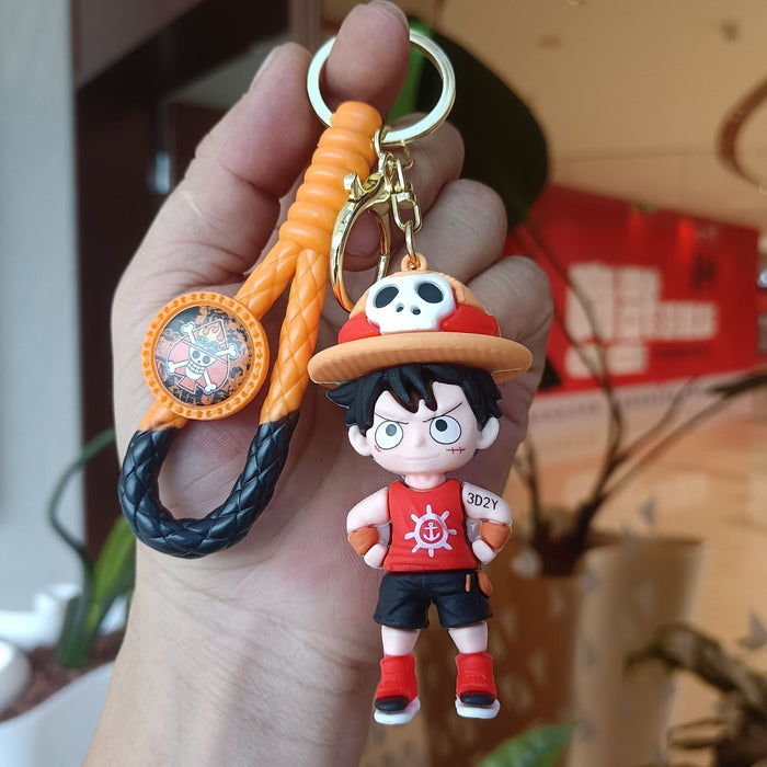 Wholesale Cartoon Silicone Doll Keychain JDC-KC-KuangK029