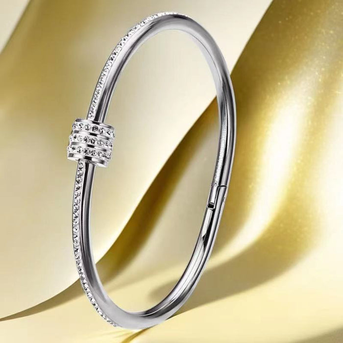 Wholesale Stainless Steel Diamond Bracelet JDC-BT-XinJu001