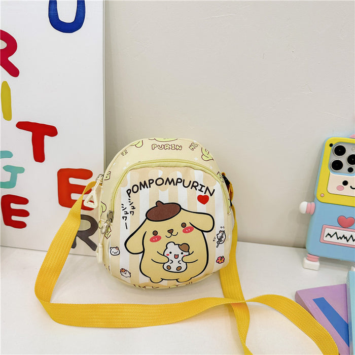 Wholesale Children's crossbody bag cartoon cute chest bag for outdoor leisure, lightweight single shoulder coin purse