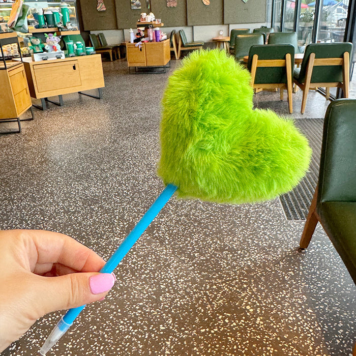 Wholesale Cute Love Rainbow Ballpoint Pen Signature Pen Black Pen Plush Pen