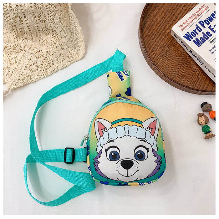 Wholesale Children's Chest Bag Cartoon Paw Patrol Mini Coin Purse Cute Accessory for Boys and Girls, Single Shoulder Crossbody Bag