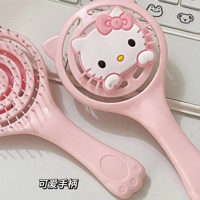 Wholesale Cute Fluffy Hollow Comb Makeup Massage Portable Student Dormitory JDC-CM-Mingt001