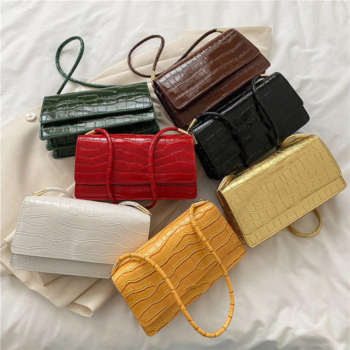 Wholesale Shoulder Bag PU Stone Texture Candy Color JDC-SD-XXH007