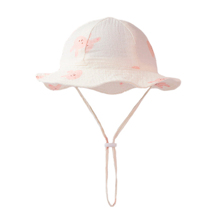 Wholesale Children's Cotton Bucket Hat Breathable Bucket Hat JDC-FH-ZB005