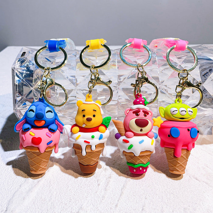 Wholesale Cartoon Silicone Doll Keychain JDC-KC-QiChao013