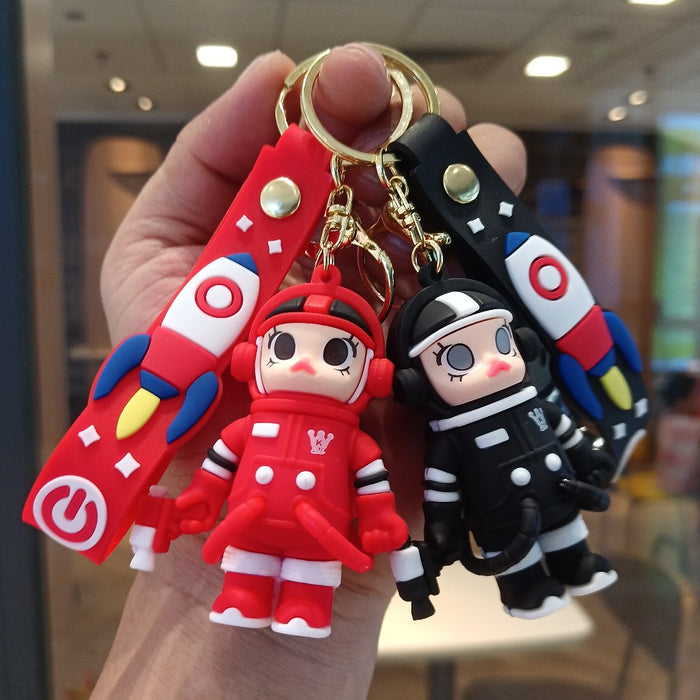 Wholesale Cute Cartoon Astronaut Keychain