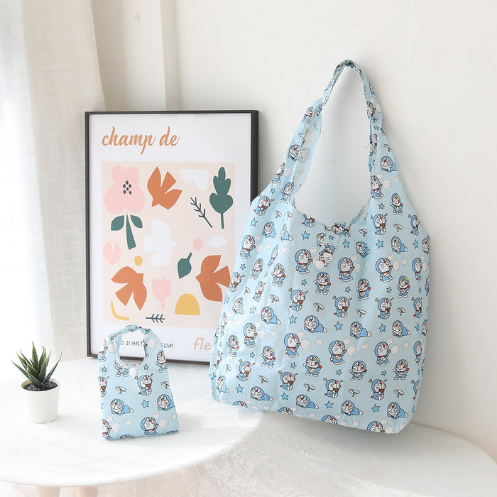Wholesale Cartoon plaid foldable waterproof printed tote bag