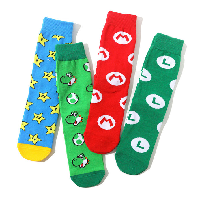 Wholesale Mid Socks Game Anime Socks