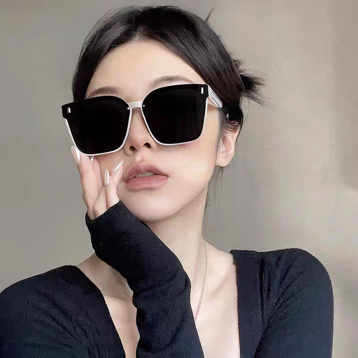 Wholesale New high-end sunscreen UV sunglasses slimming glasses sunglasses