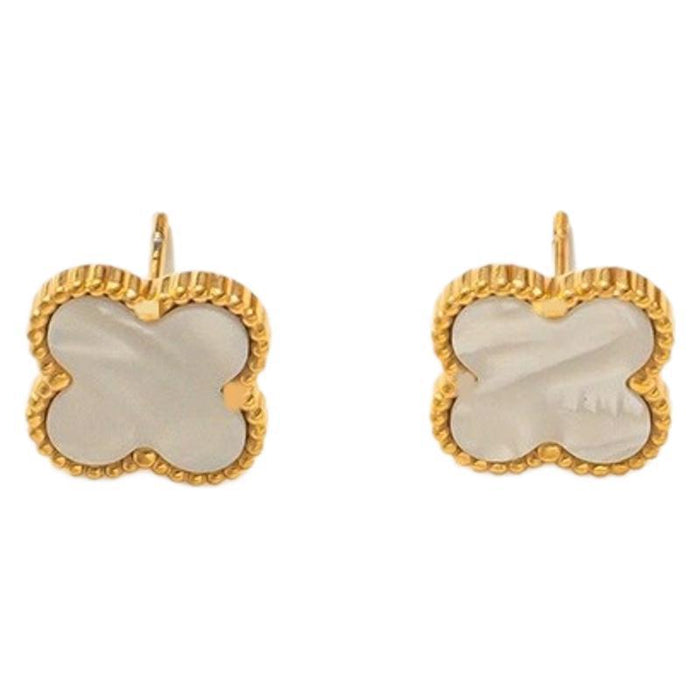 Wholesale Titanium steel minimalist earrings, classic shell earrings accessories