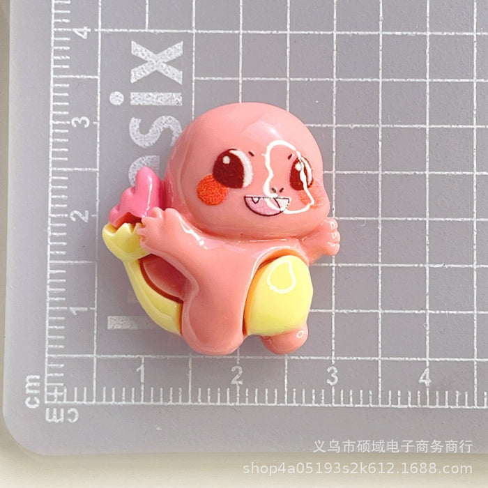 Wholesale Cartoon Bright Face Resin Patch Cream Glue Phone Case Hairpin Accessories