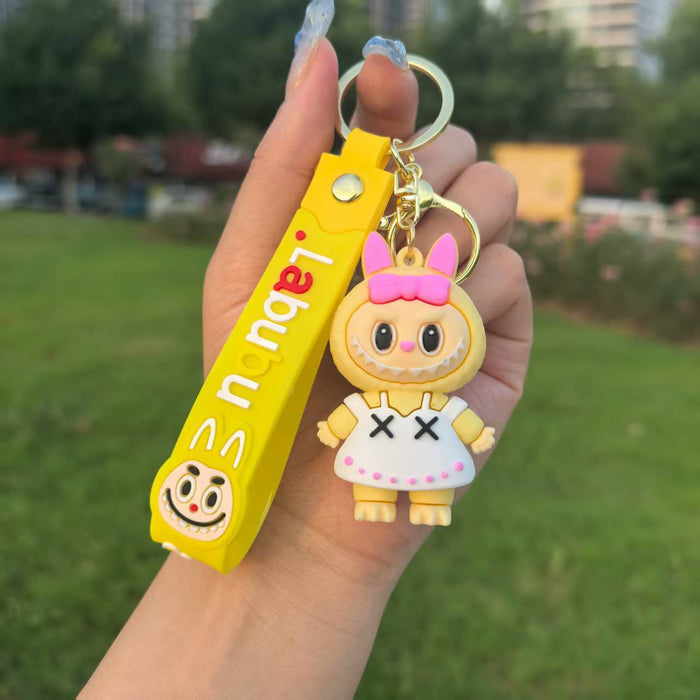 Wholesale Couple keychain little sheep pendant doll cute bag pendant