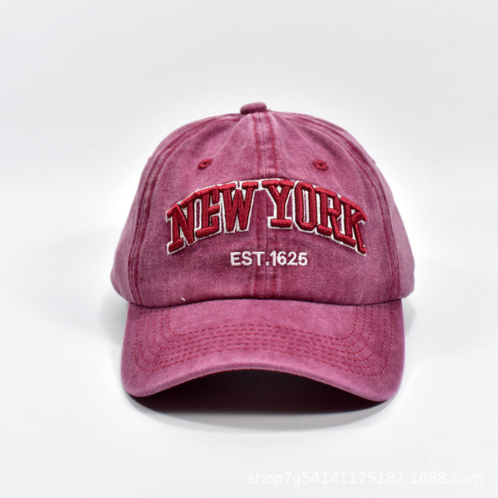 Wholesale Washed Cotton Hat Embroidered Outdoor Baseball Cap