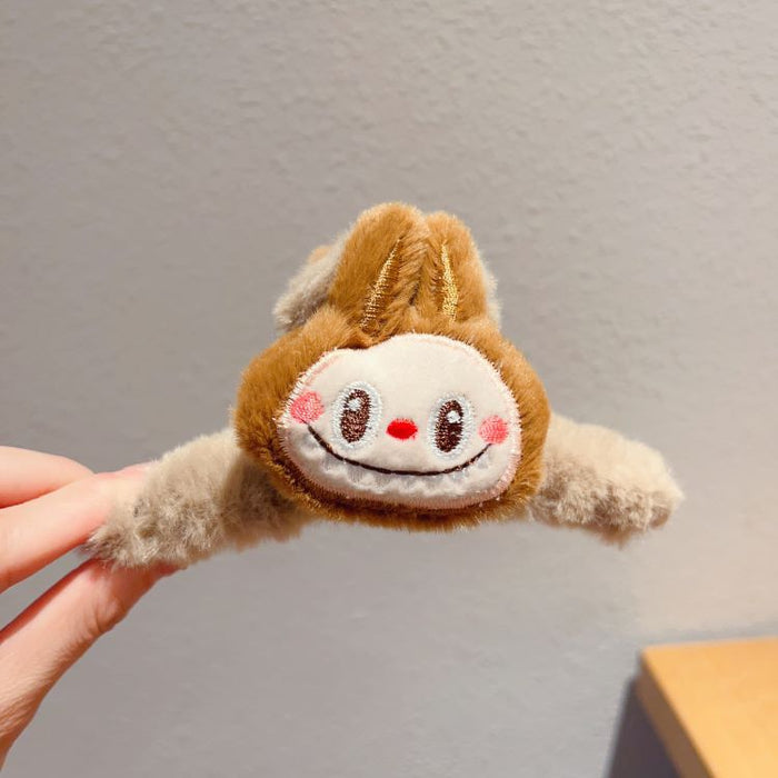 Wholesale Plush Hair Clip Furry Large Cartoon Hair Clip on the Back of the Head Internet Celebrity Hair Clip Headband Bangs
