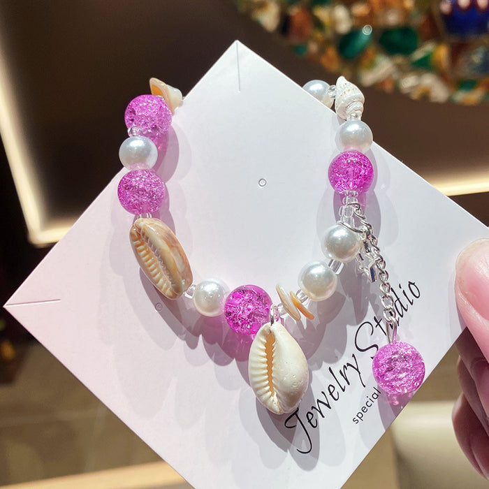 Wholesale Summer Shell Beaded Bracelet Trendy Jewelry Accessory MOQ≥3
