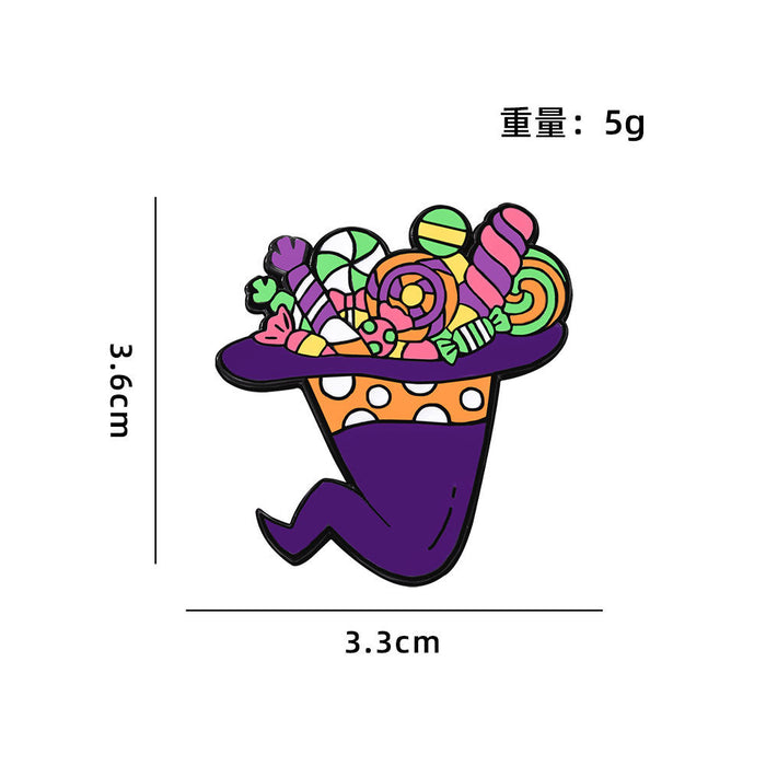 Wholesale  badge ghost candy pin alloy jewelry accessories