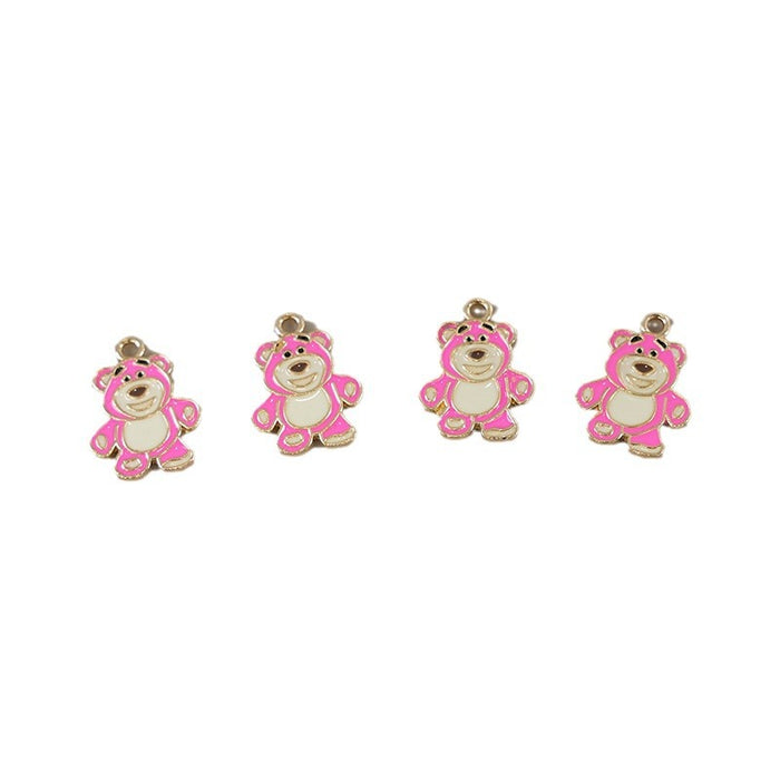 Wholesale Cute cartoon-style DIY alloy charms in various colors.