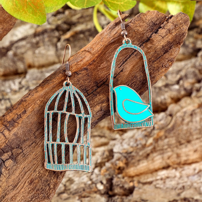 Wholesale Bohemian Geometric Hollow Tassel Earrings for Party Fashion Accessory MOQ≥2