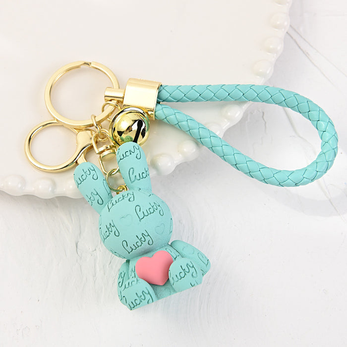 Wholesale Cartoon resin keychain creative cute car keychain keychain