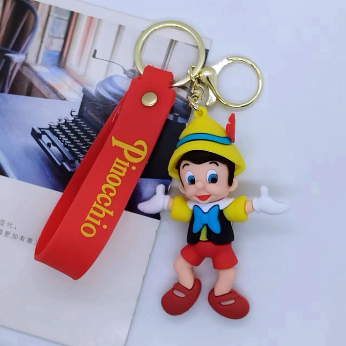 Wholesale cartoon doll  character keychain pendant bag car key chain accessories gift