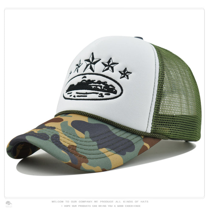 Wholesale Trucker hat summer embroidery visor baseball cap peaked hat