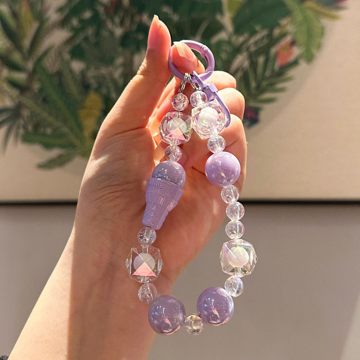 Wholesale DIY Handmade Beaded Car Keychain Pendant Accessories Phone Chain Bag Pendant