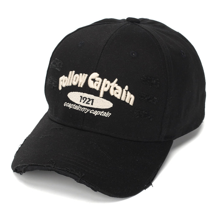 Wholesale Trendy Vintage Distressed Baseball Cap with Embroidery Lettering