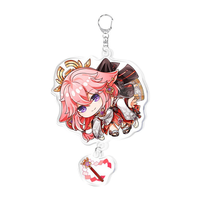 Wholesale Anime peripheral Yuan acrylic keychain accessory