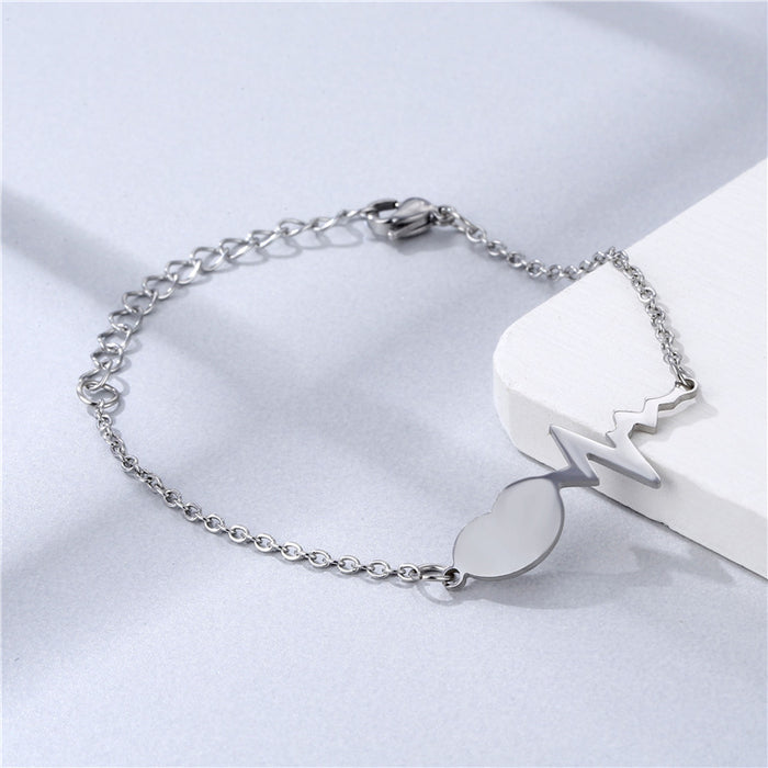 Wholesale Stainless Steel ECG Bracelet JDC-BT-MingM011